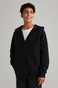 Cotton Hooded Hoodie-Black (Size-18-24 MONTH) | D09