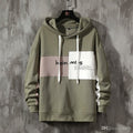 2020 Autumn Spring Patchwork Black Green Hoodies MEN'S Sweatshirts Hip